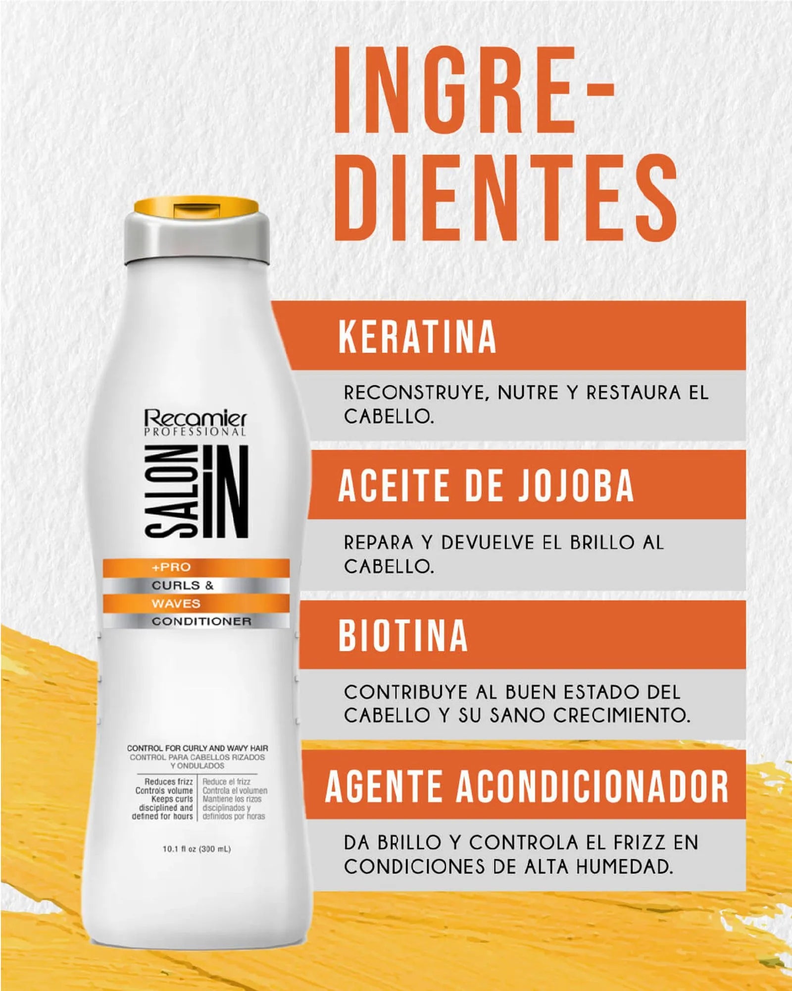 Salon In Pro Curls Acondicionador Recamier *300