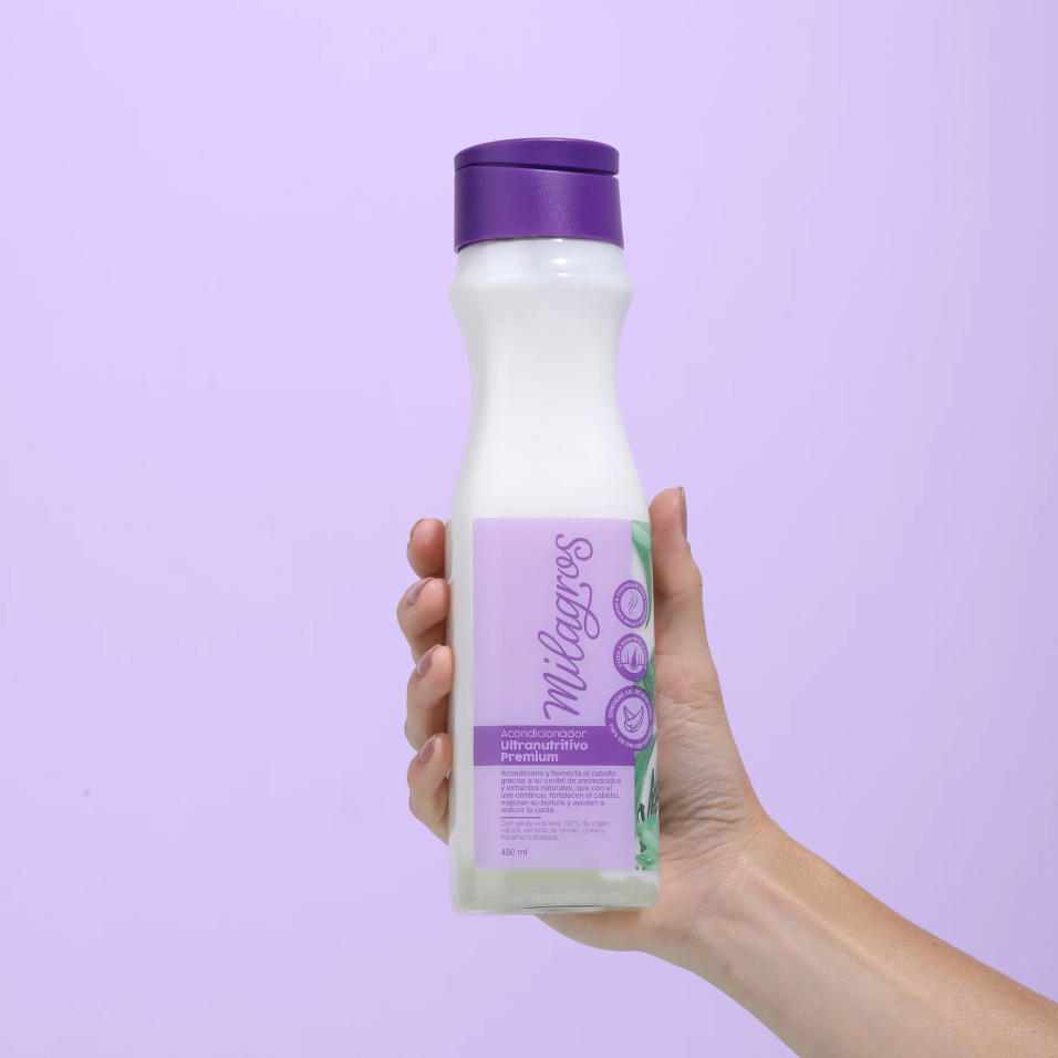 Acondicionador Ultranutritivo Premium Milagros 450 Ml