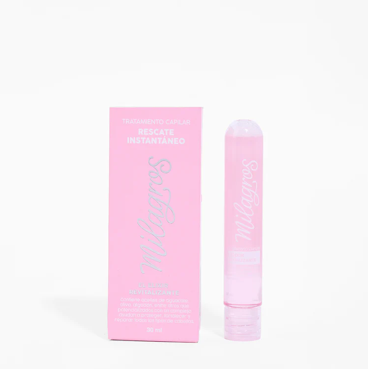 Ampolleta Capilar Rescate Instantáneo Elixir Revitalizante Milagros 30Ml