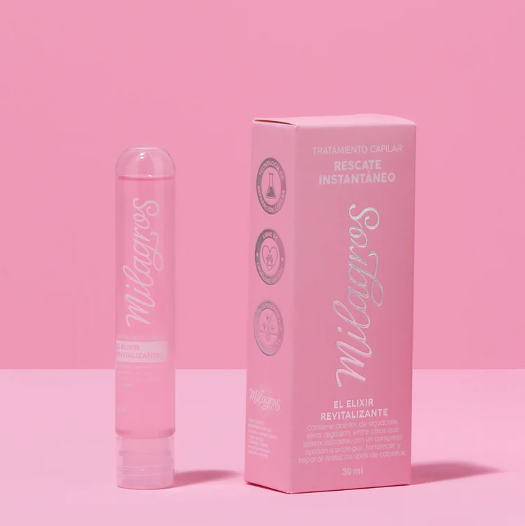 Ampolleta Capilar Rescate Instantáneo Elixir Revitalizante Milagros 30Ml