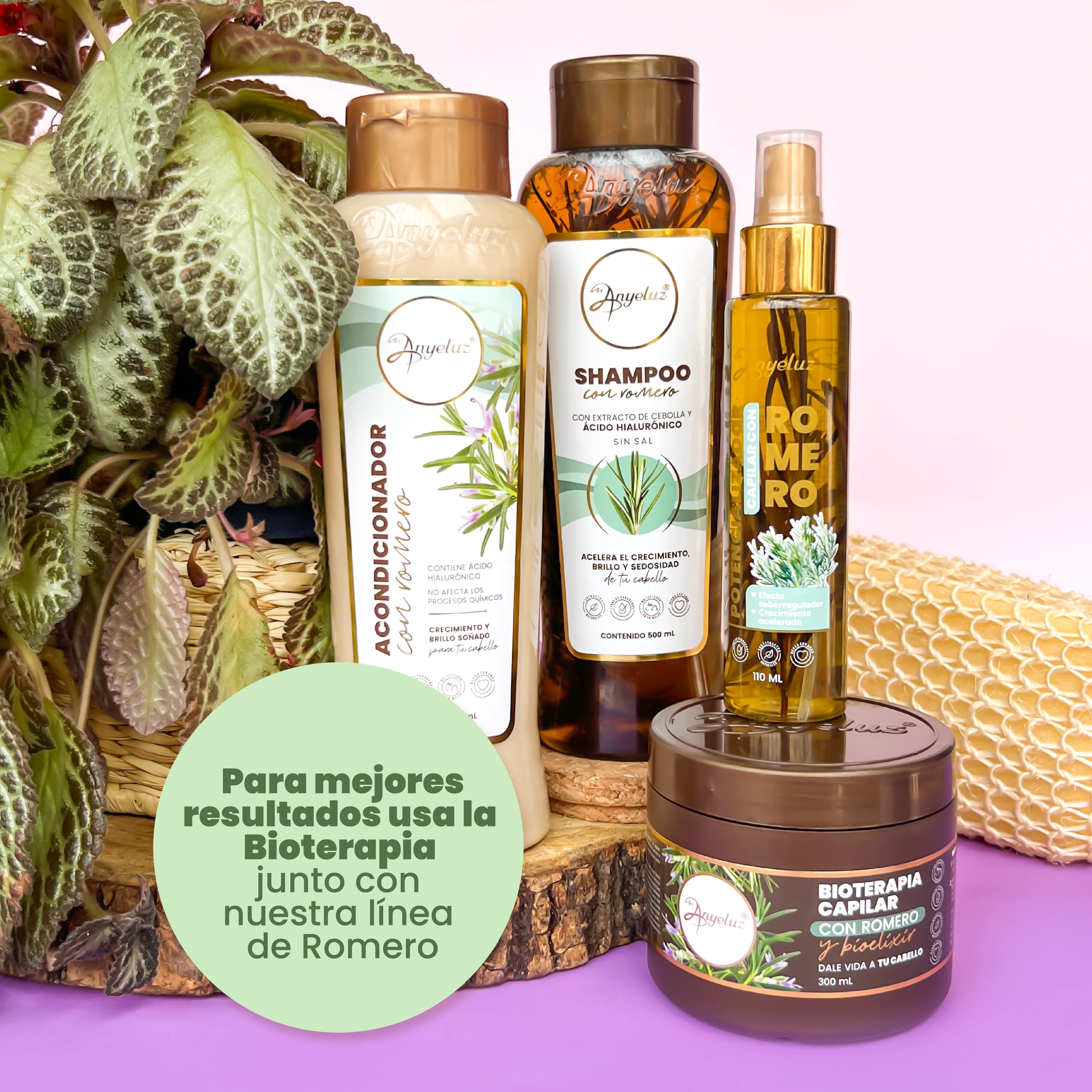 Bioterapia Capilar de Romero & Bioelixir Anyeluz 300 ml