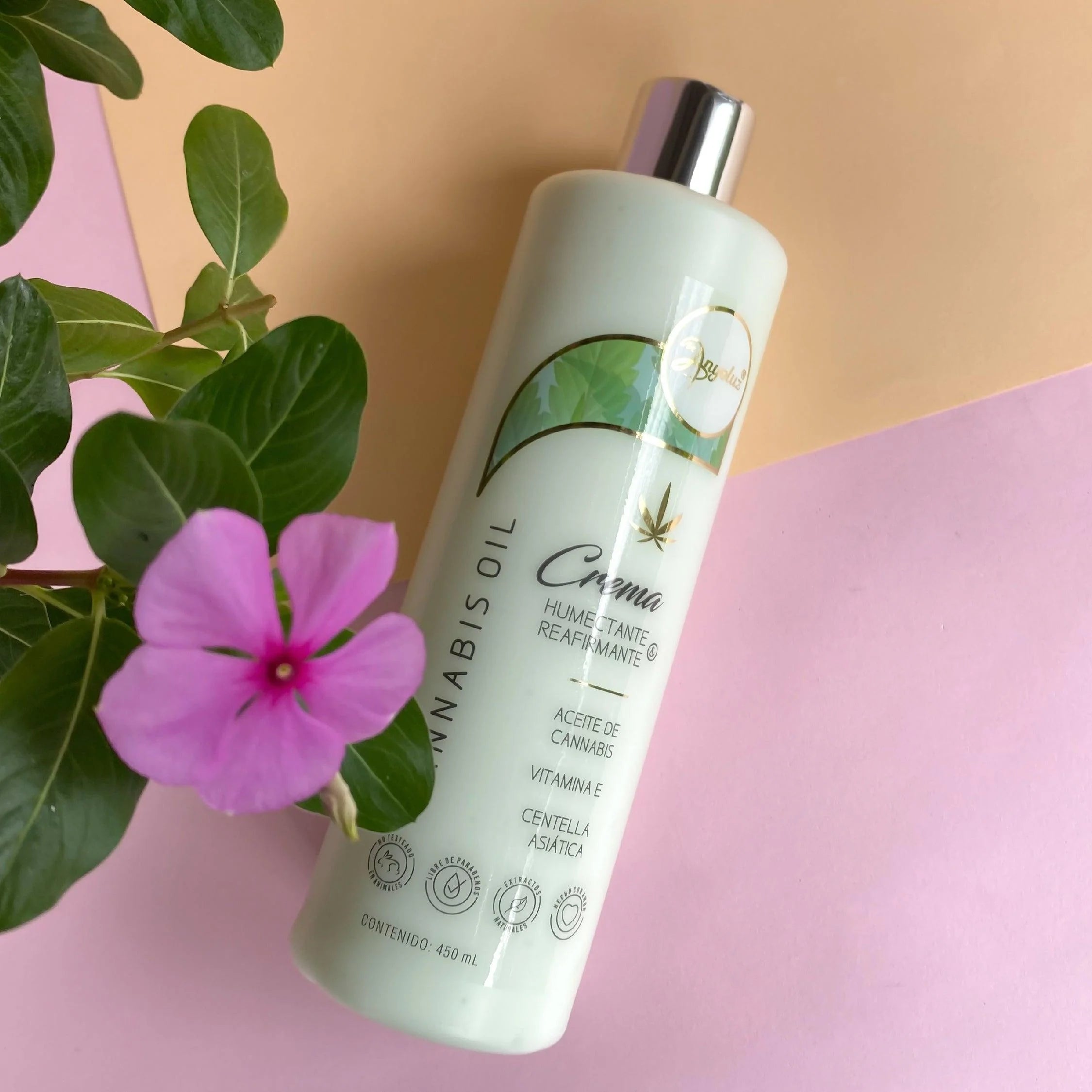 Crema Humectante Reafirmante Cannabis Oil Anyeluz 450 ml