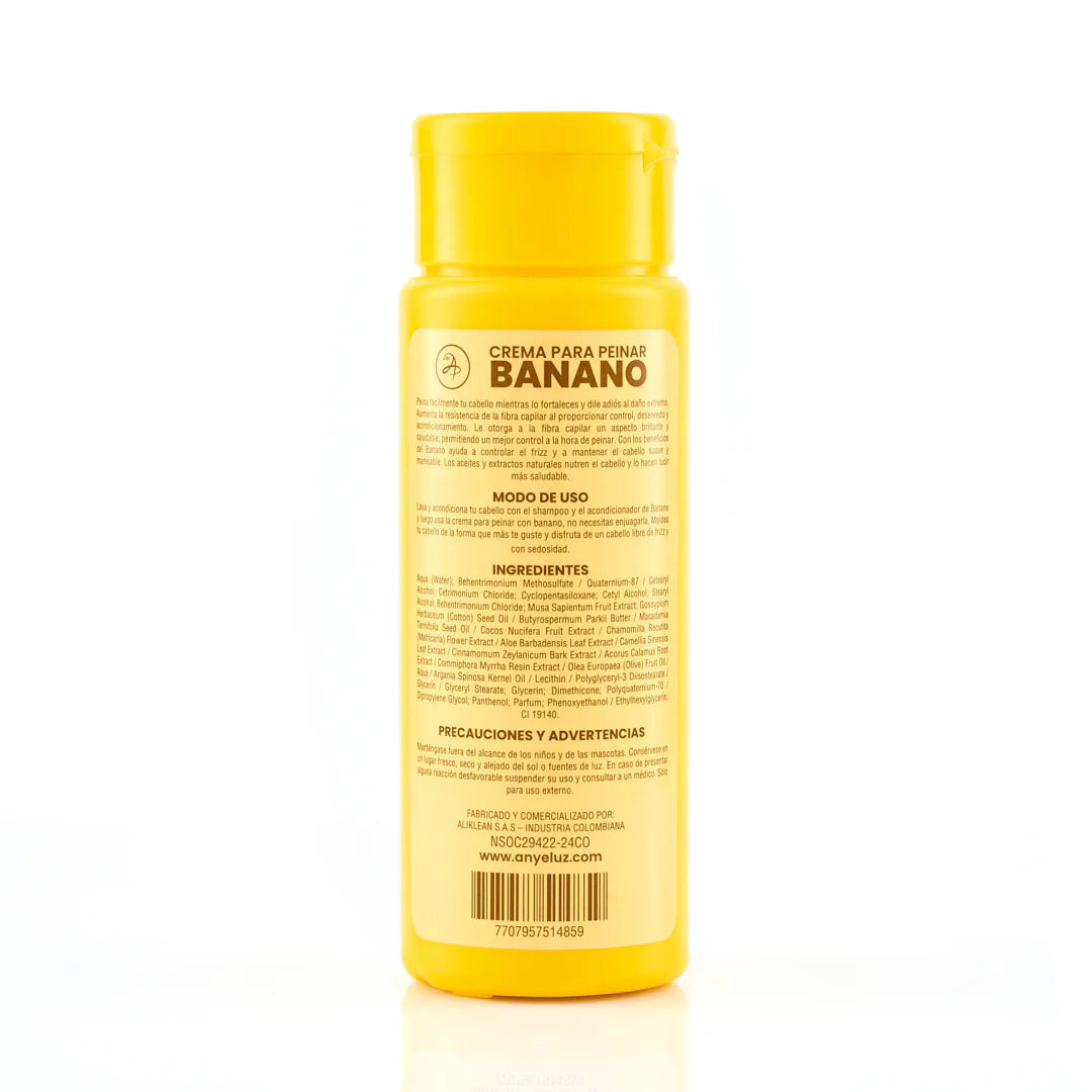 Crema para Peinar Nutritiva de Banano Anyeluz 250 ml
