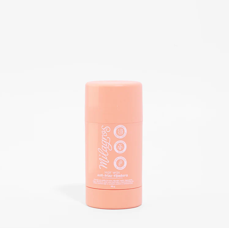 Hair Wax Cera Antifrizz Fijación Capilar Milagros X 49Ml