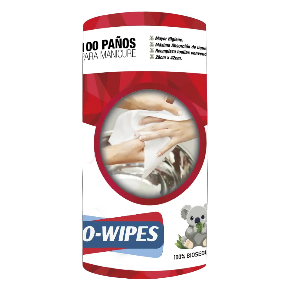 Johnson Paños para Manicure x 100 unidades