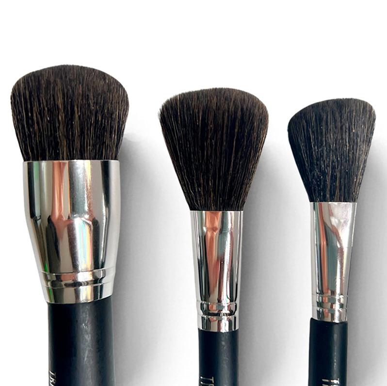 Kit Brochas Mini Negro Trendy