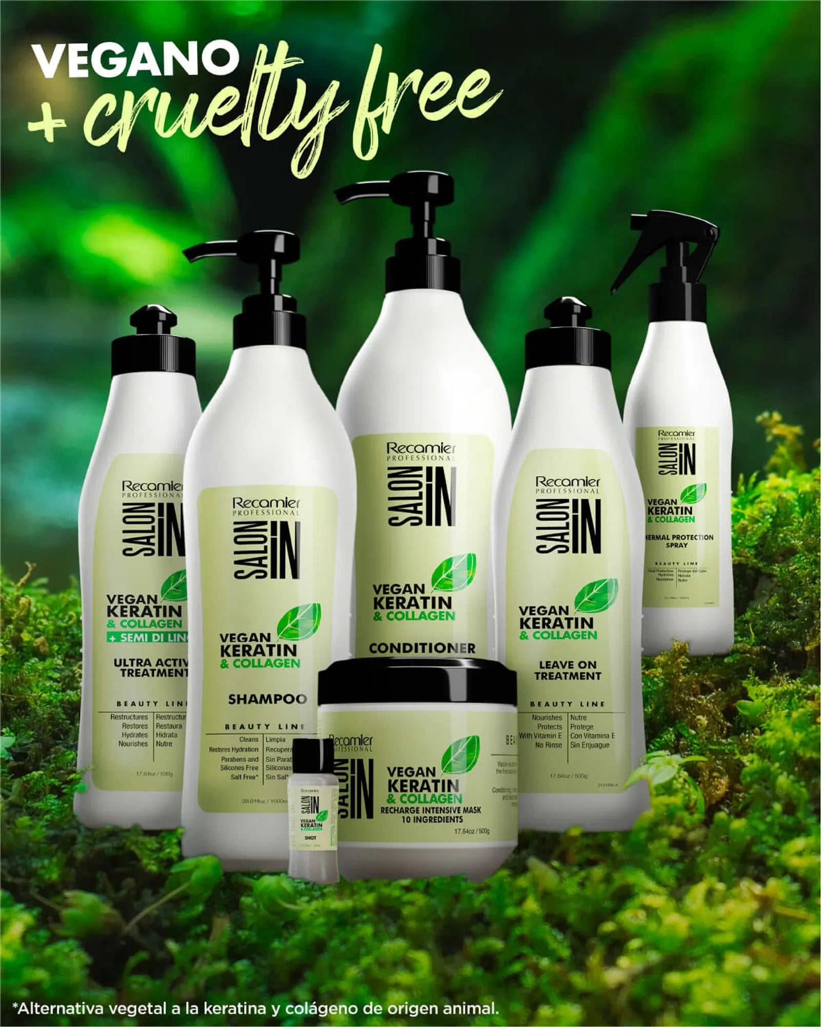 Vegan Keratin Rech Intensiv 500G Recamier