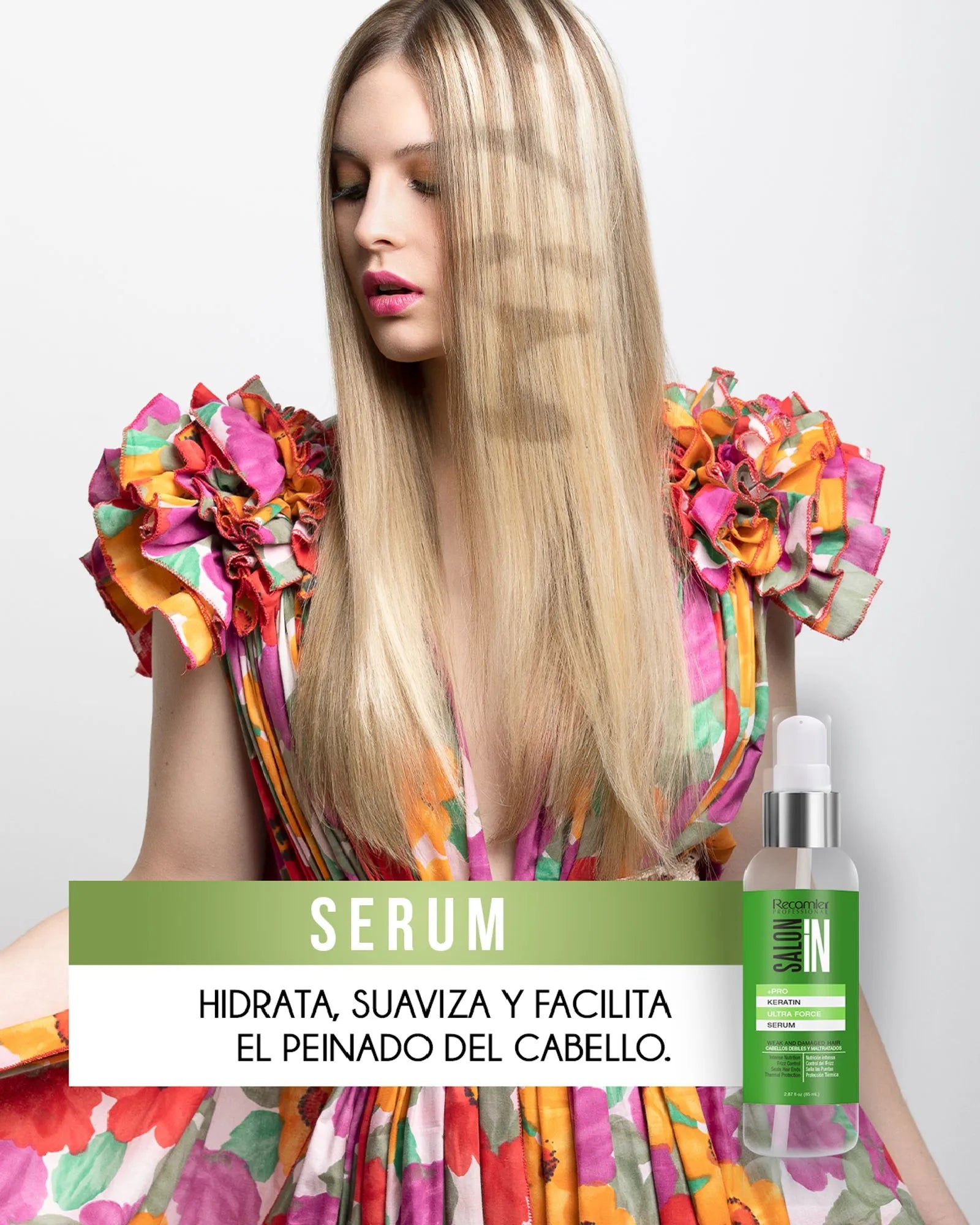 Serum Salon Keratin Ultra Force Recamier X 85 Ml