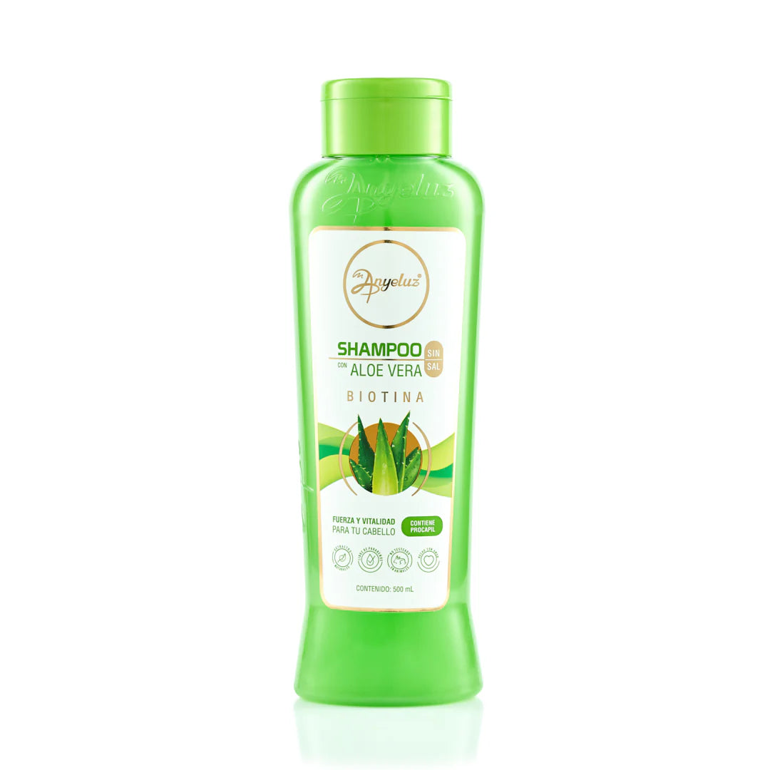 Shampoo Hidratante de Aloe Vera Anyeluz 500 ml