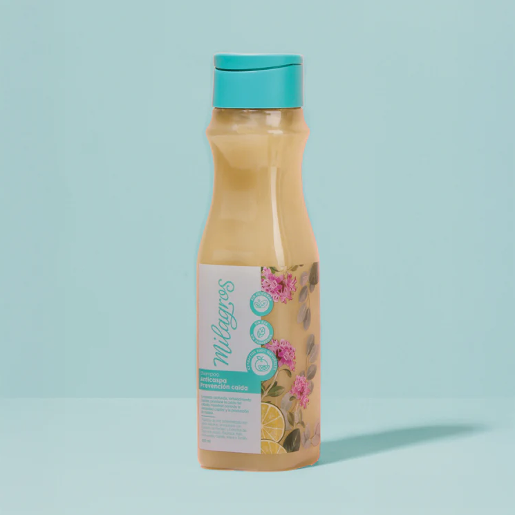 Shampoo Anticaspa Prevención Caída Milagros X 500Ml