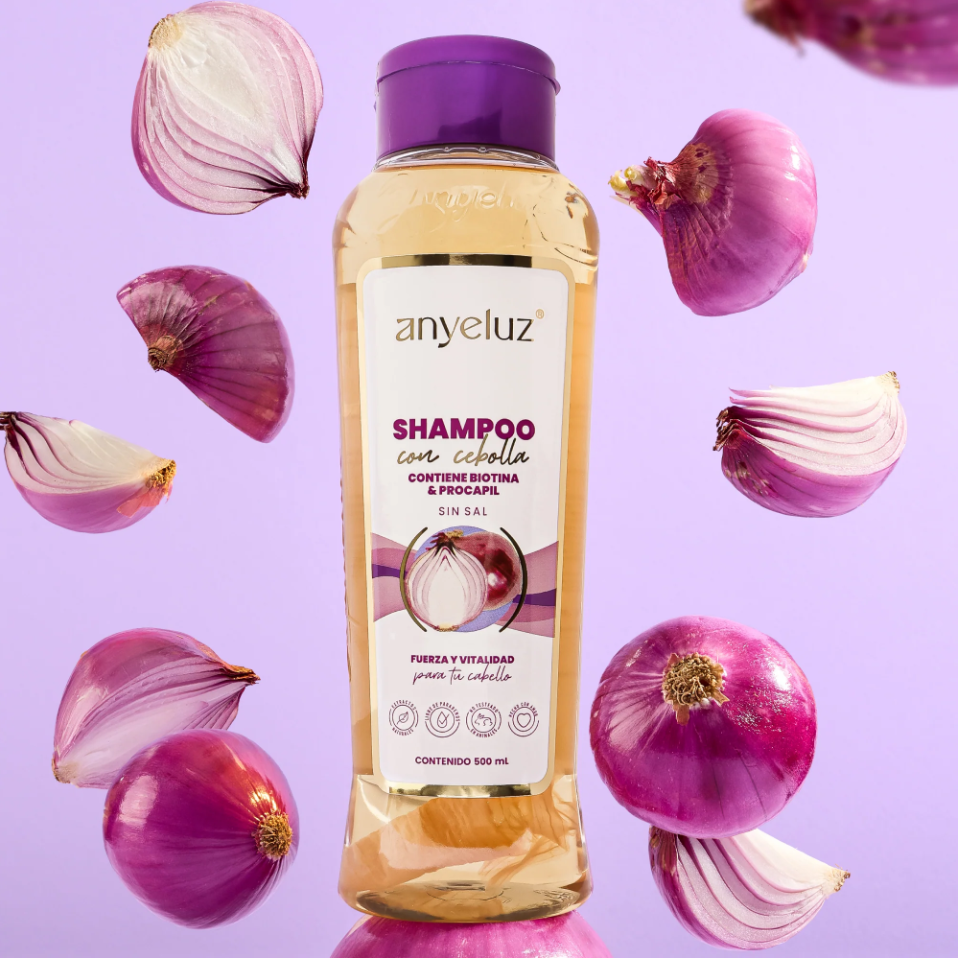 Shampoo Con Cebolla Anyeluz X500Ml