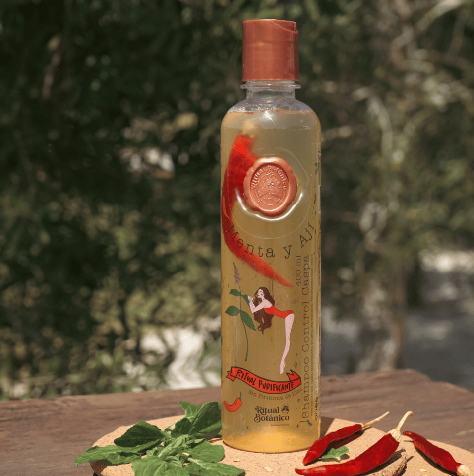 Shampoo Control Caspa Menta Y Aji Ritual Botanico X 400Ml