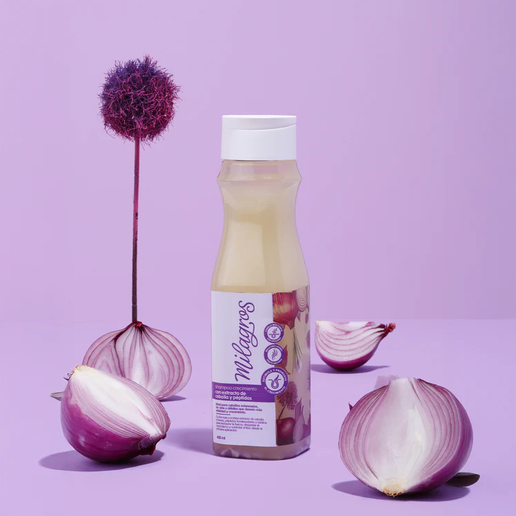 Shampoo Crecimiento con Cebolla y Péptidos Milagros X 450Ml