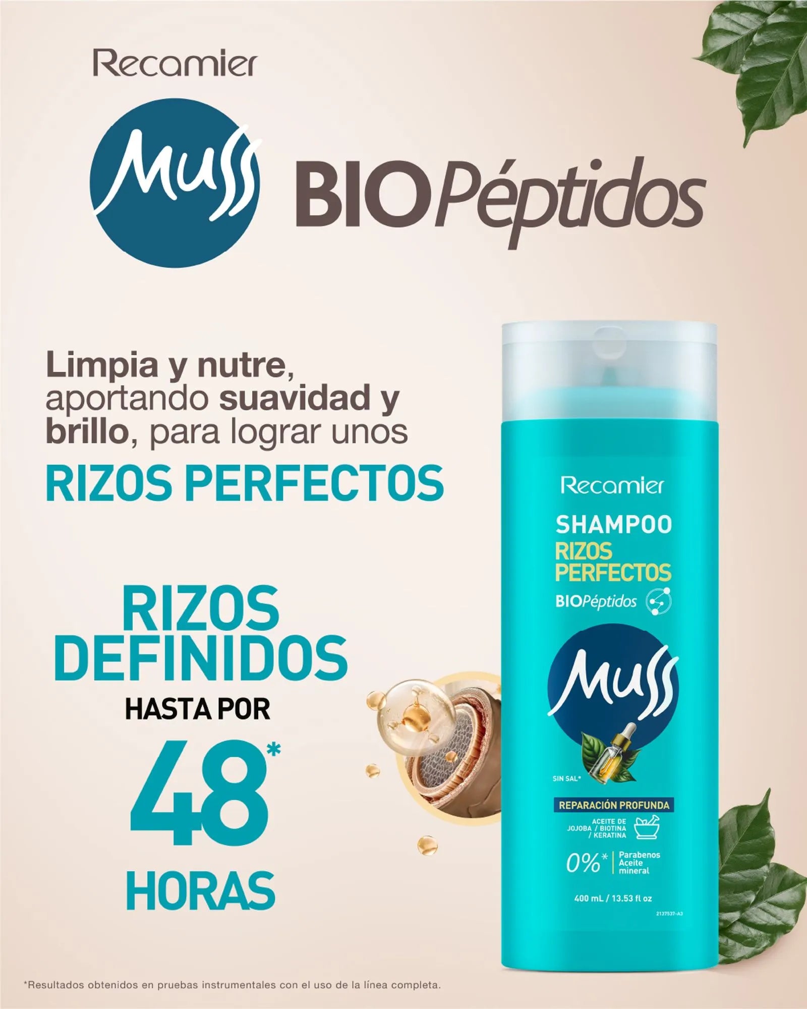 Shampoo Muss Rizos X400Ml Recamier