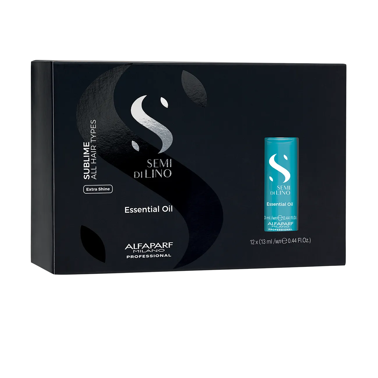 Ampolleta Semi Di Lino Sublime Essential Oil Alfaparf 13 Ml/Caja 12 Un