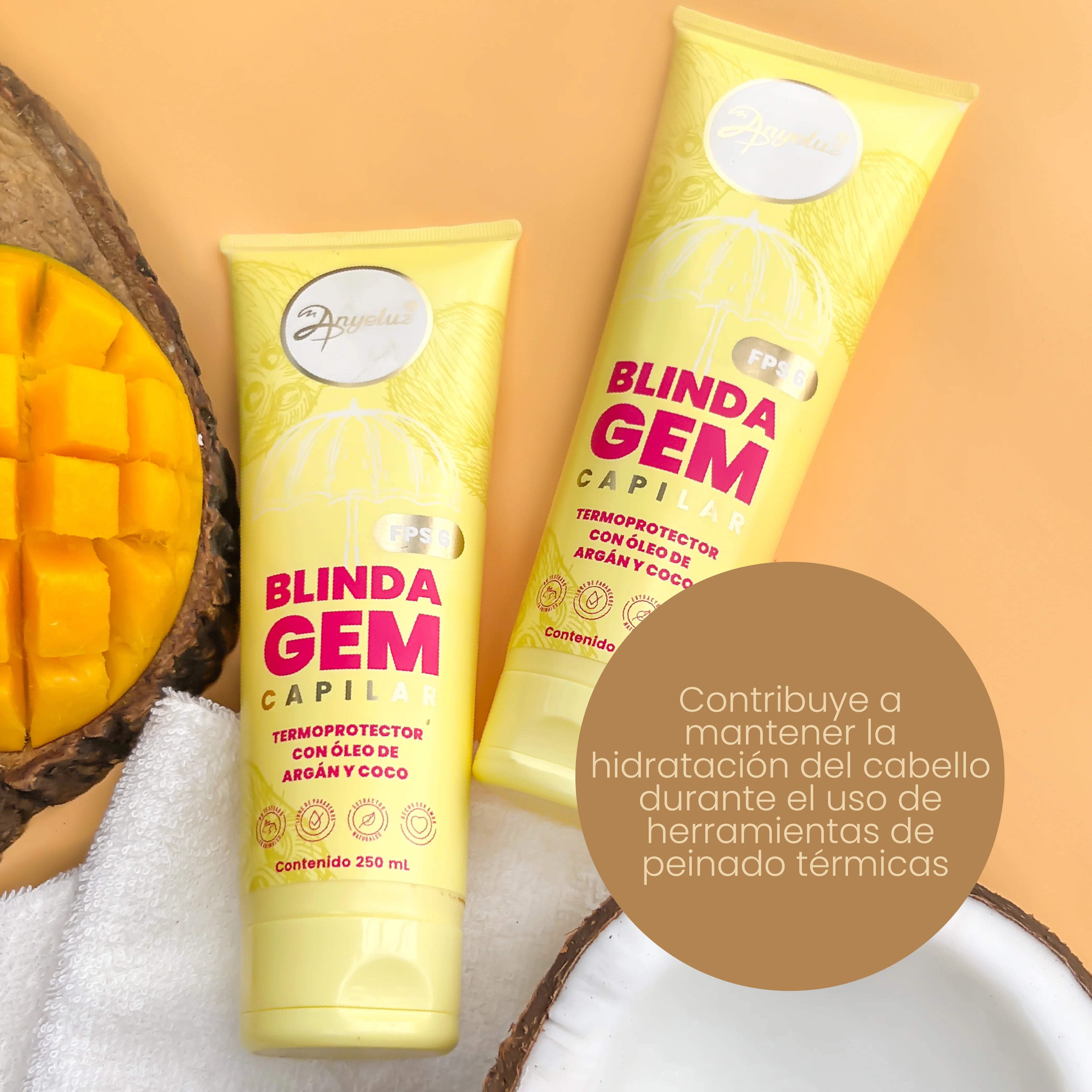 Termoprotector Blindaje Capilar Anyeluz 250 ml